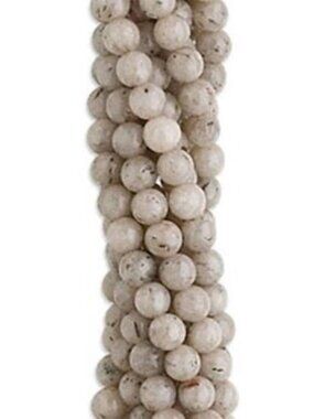 Natural Grey Feldspar Gemstone Beads Round 4mm Bulk Lot 50 pcs